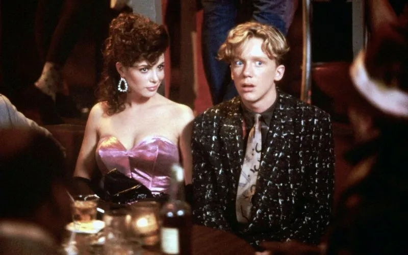 kelly lebrock, anthony michael hall, 'weird science' (1985) universal - photo by cinema publishers collection the hollywood archive abacapresscom , 718864 105 hollywood