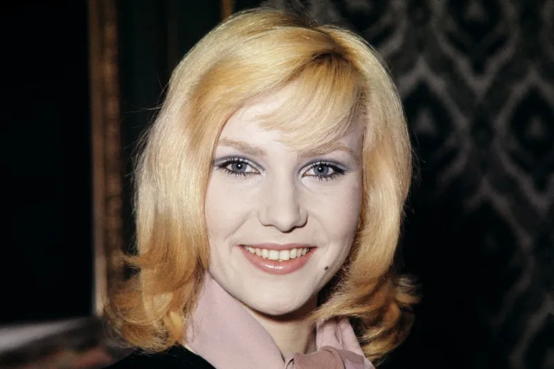 portrait taken in december 1969 in paris shows french singer michèle torr (photo by -   afp)