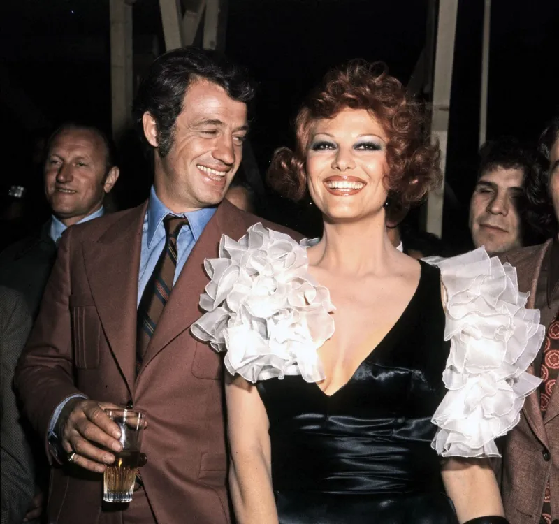 file photo of jean-paul belmondo and claudia cardinale, 1972 photo by olycom abacapresscom