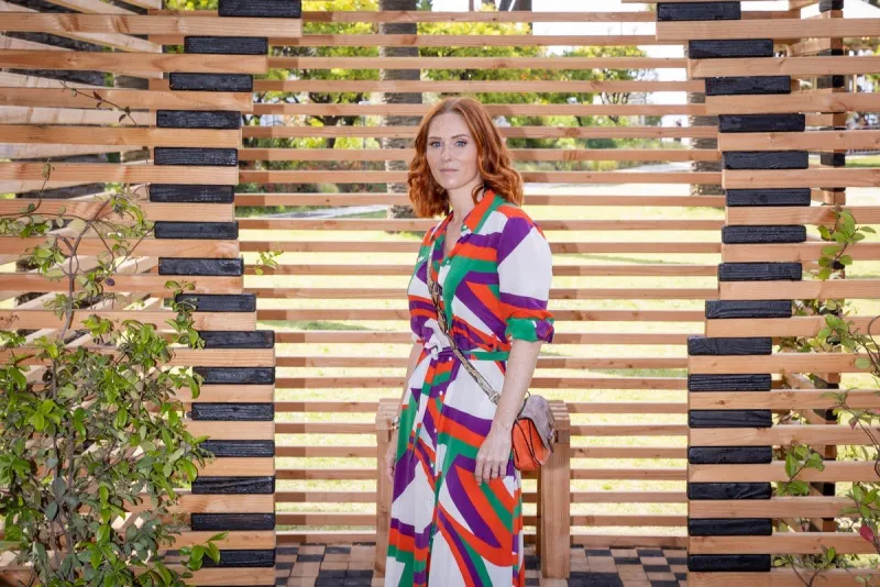 opening of the cote d'azur garden festival with audrey fleurot