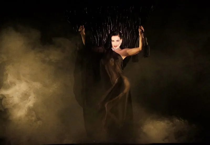 exclusive dita von teese back to the crazy horse in paris