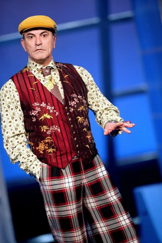 run-through of 'le bourgeois gentilhomme' with jean-marie bigard