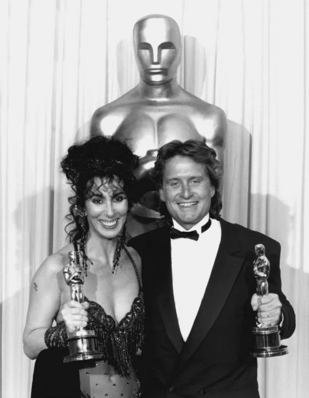 cher, michael douglas