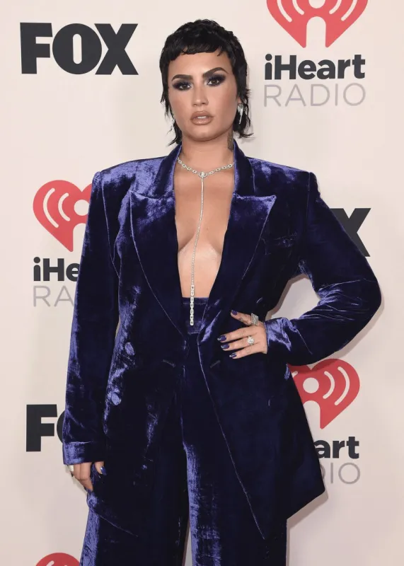 demi lovato at the 2021 iheartradio music awards airing live from the dolby theatre in los angeles, ca, usa on may 27, 2021 photo by scott kirkland fox picturegroup abacapresscom , 767163 005 los angeles etats-unis united states