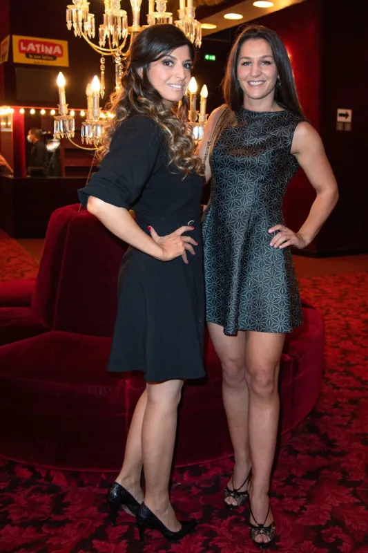 lea sarasa and lucie bertaud (koh lanta 2021) attending the 'soy de cuba, viva la vida' show premiere at the casino de paris in paris, france, on june 03, 2021 photo by aurore marechal abacapresscom , 767751 025 paris france