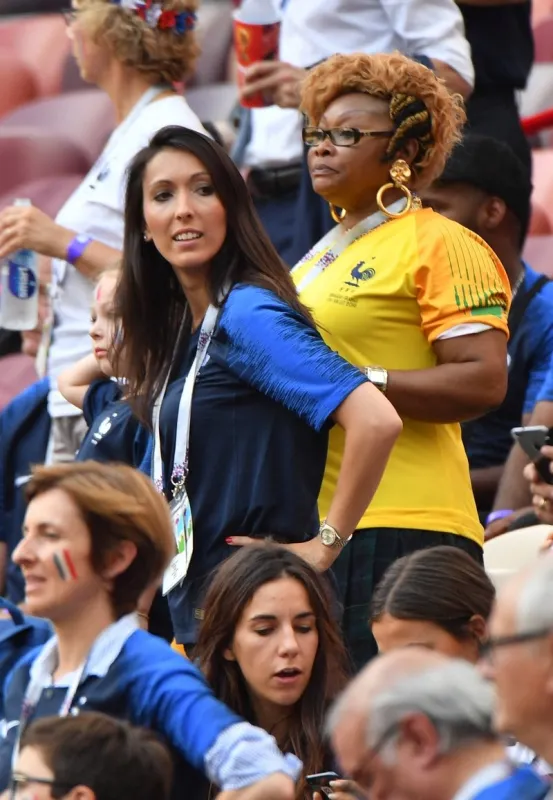 2018 fifa world cup - final france vs croatia - wags