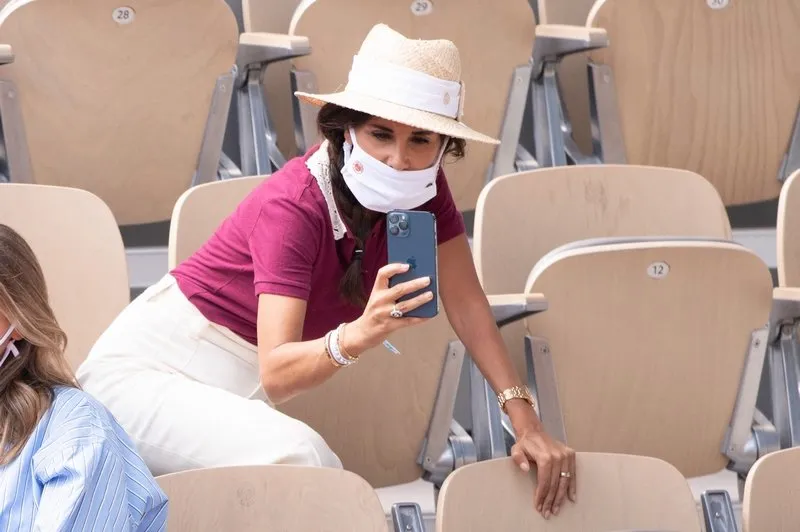 reem kherici attends the 2021 french open at roland garros on june 9, 2021 in paris, france photo by laurent zabulon abacapresscom , 768381 002 paris france