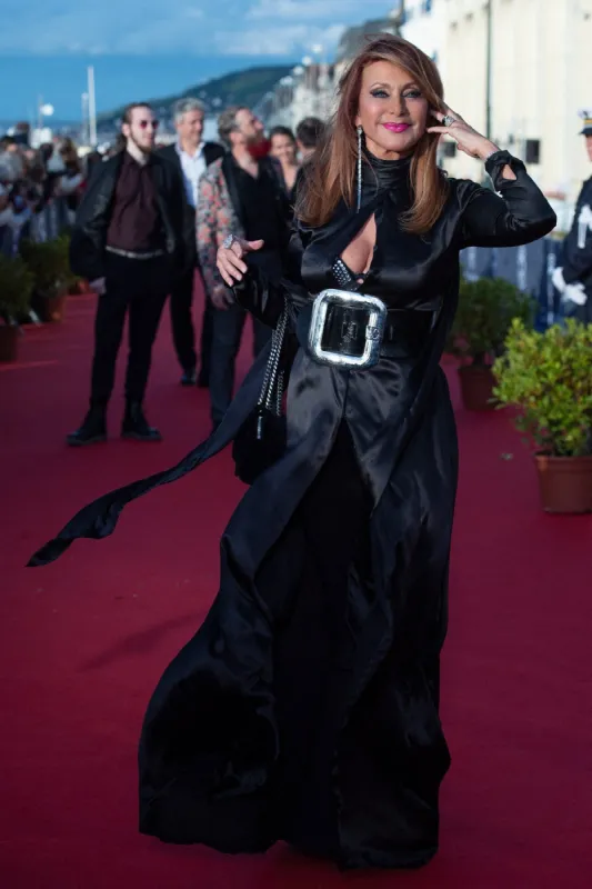 julie pietri attending the closing red carpet of the 33rd cabourg film festival in cbourg, france on june 16, 2019 photo by aurore marechal abacapresscom , 687797 055 cabourg france