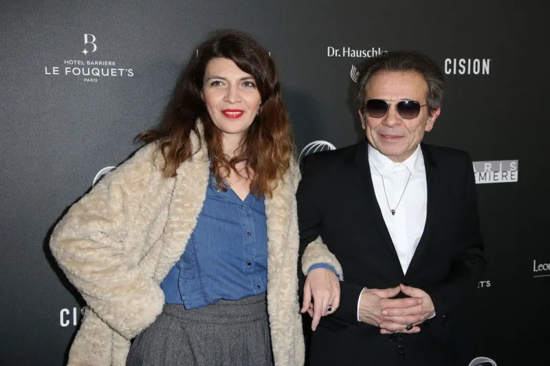 philippe manoeuvre and his wife candice de la richardiere attends the 14th globe de cristal photocall held at salle wagram in paris, france on february 4, 2019 photo by jerome domine abacapresscom , 669029 154 paris