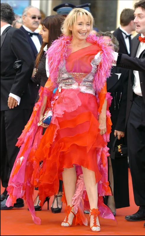 french actress marie-anne chazel pictured arriving at the screening of austrian director hans weingartner's film 'the edukators' as part of the 57th cannes film festival in cannes-france on monday, may 17, 2004 photo by hahn-nebinger-gorassini abaca