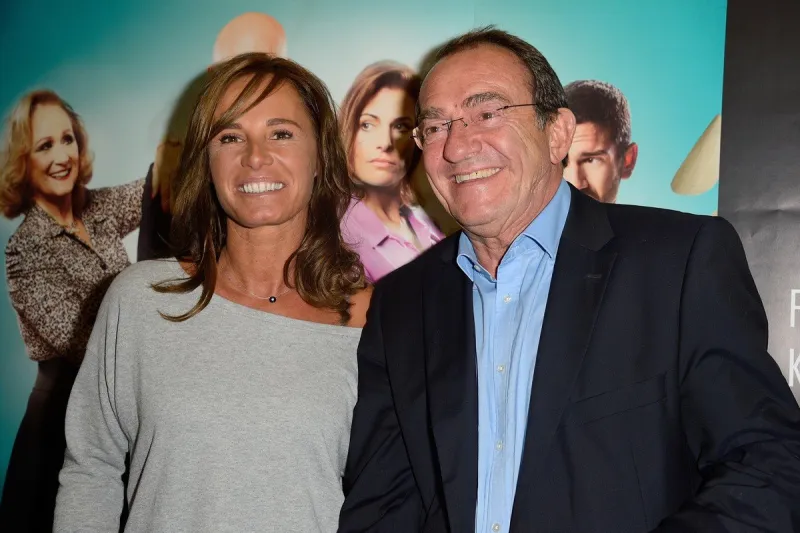 nathalie marquay and jean-pierre pernaut attending the generale of 'ma belle-mere, mon ex et moi' held at theatre comedie caumartin in paris, france on october 6, 2014 photo by nicolas briquet abacapresscom