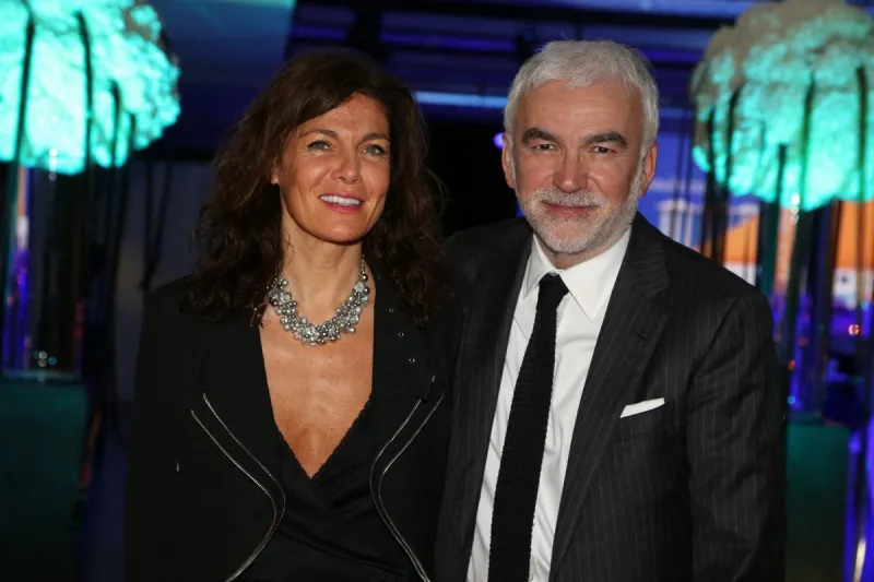 pascal praud and his wife catherine attending the closing ceremony of the 7th festival of cinema and film music in la baule, france on june 26, 2021 photo by jerome domine abacapresscom