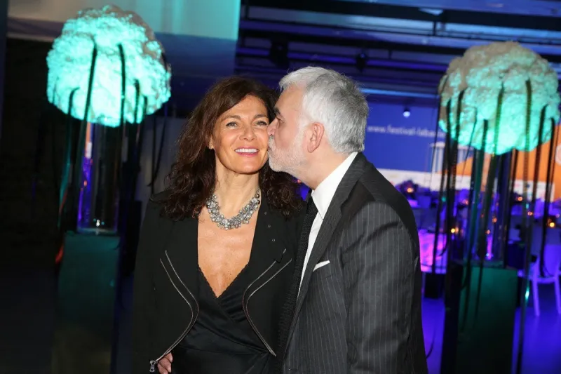pascal praud and his wife catherine attending the closing ceremony of the 7th festival of cinema and film music in la baule, france on june 26, 2021 photo by jerome domine abacapresscom