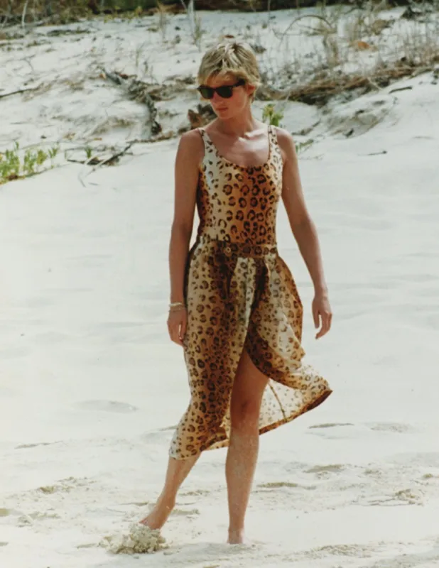 lady diana, princess of wales on holiday in the virgin islands on january 31, 1991 photo by arthur edwards news licensing abacapresscom