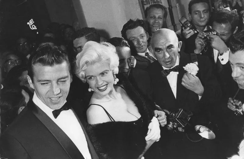 sept 16, 1958 - jayne mansfield with husband rickey hargity at the cannes film festival 1958supplied by - photos, incphoto by globe photos zuma wire abacapresscom