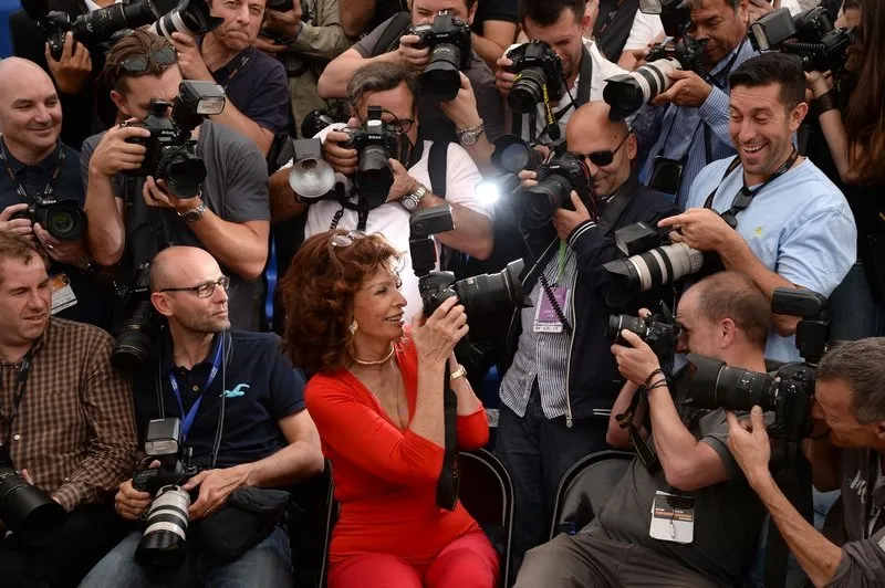 sophia loren posing at the photocall for sophia loren presents cannes classic held at the palais des festivals as part of the 67th cannes film festival in cannes, france on may 21, 2014 photo by lionel hahn abacapresscom