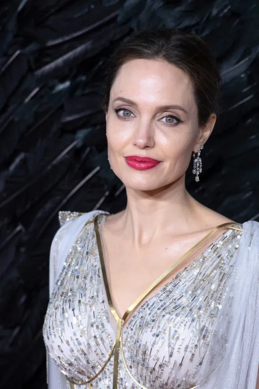 angelina jolie attending the premiere of maleficent  mistress of evil at odeon imax waterloo in london, england on october 09, 2019 photo by aurore marechal abacapresscom , 704048 047 london