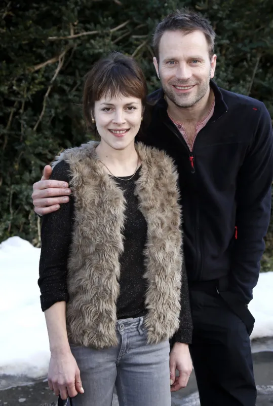 armelle deutsh and thomas jouannet during the 15th luchon international television film festival in luchon, french pyrenees, france on february 15, 2013 photo by patrick bernard abacapresscom