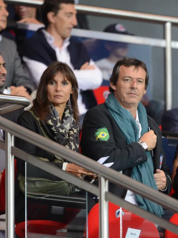 celebs attend psg vs bordeaux soccer match - paris