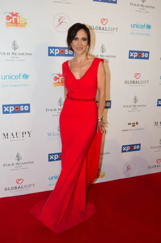fabienne carat attending the global gift gala in aid of unicef france and global gift foundation at seasons hotel george v in paris, france on june 3, 2019 photo by nicolas genin abacapresscom , 685953 046 paris france
