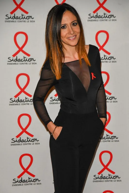 fabienne carat attends the sidaction 2019 photocall at salle wagram on march 18, 2019 in paris, france photo by shootpix abacapresscom , 675416 033 paris france