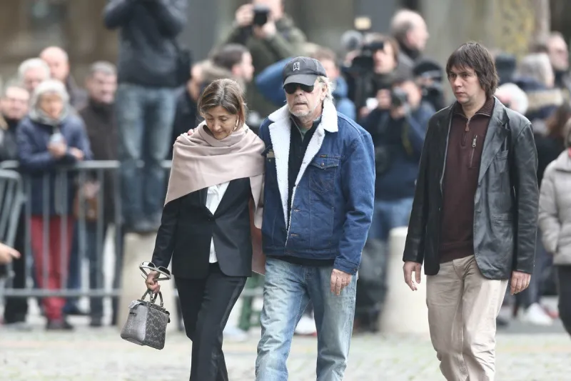 obseques de michel delpech - paris