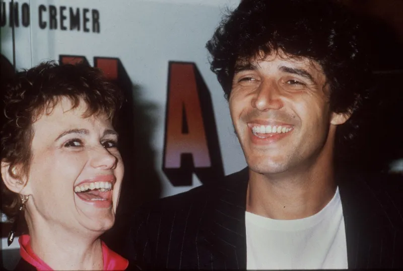 french actress miou-miou (l) and french singer and actor julien clerc (r) are pictured during the introduction of the first film of christopher frank josepha, 09 march 1982 in parisafp photo anne-marie gourier (photo by anne-marie gourier   afp)