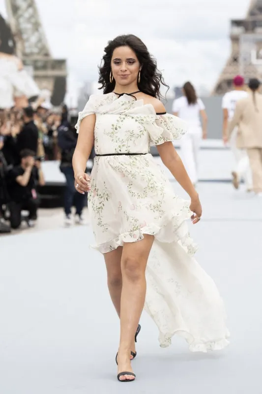camila cabello walks the runway during the l'oreal show as part of paris fashion week womenswear spring summer 2022 in paris, france on october 03, 2021 photo by aurore marechal abacapresscom , 783018 211 paris france