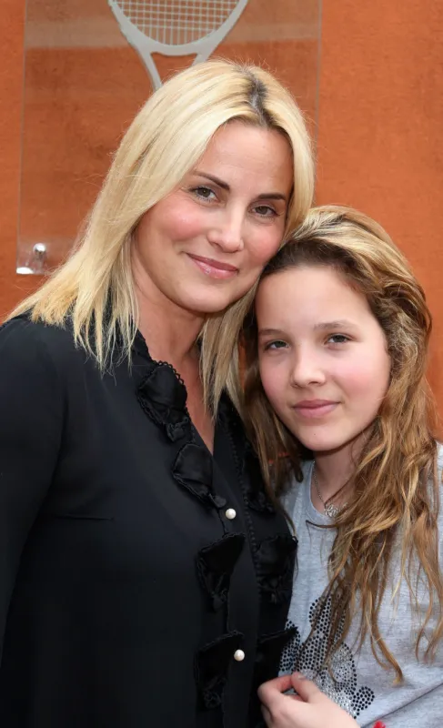 celebs at the french open of roland garros arena - paris