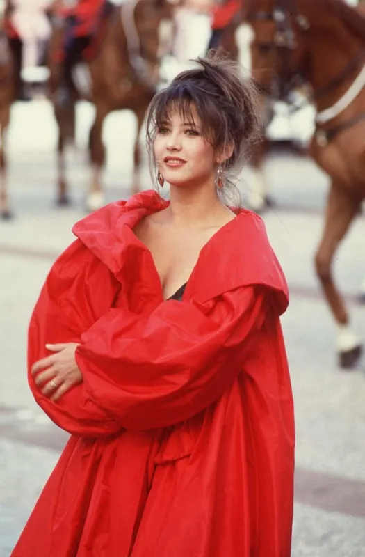 french actress sophie marceau at the 1987 cannes film festival 15051987 photo by dpa abacapresscom