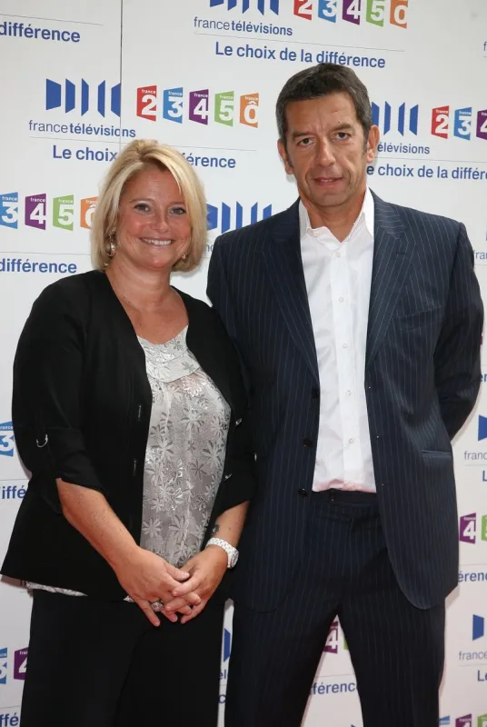 press conference of 'france televisions' in paris