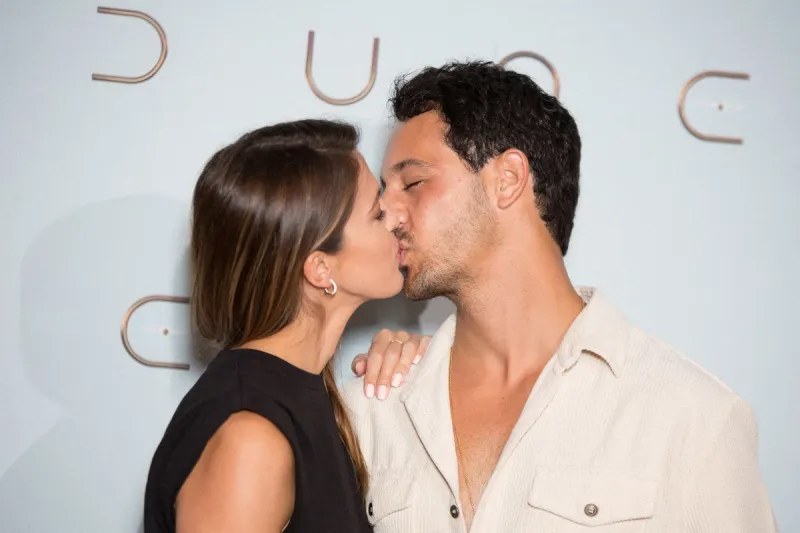 iris mittenaere, diego el glaoui attends 'dune' paris film premiere at grand rex in paris in paris, france on september 06, 2021 photo by nasser berzane abacapresscom , 779202 070 paris france
