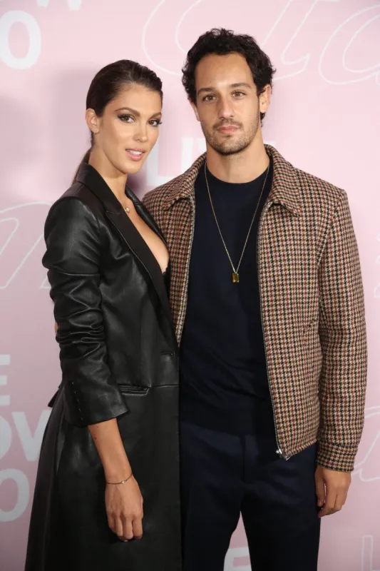 iris mittenaere and her boyfriend diego el glaoui attends etam live show 2020 photocall during paris fashion week in paris, france on september 29, 2020 photo by jerome domine abacapresscom