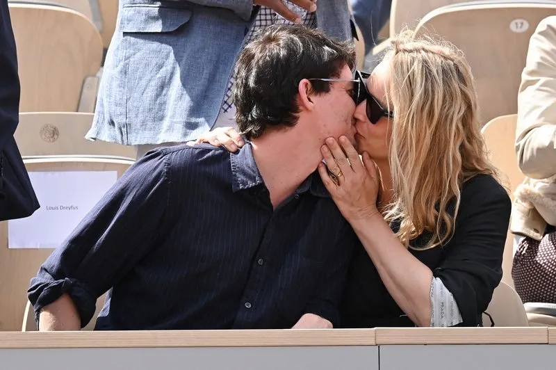 niels schneider and virginie efira attend the 2019 french tennis open - day fourteen in roland garros on june 8, 2019 in paris, france photo by laurent zabulon   abacapresscom