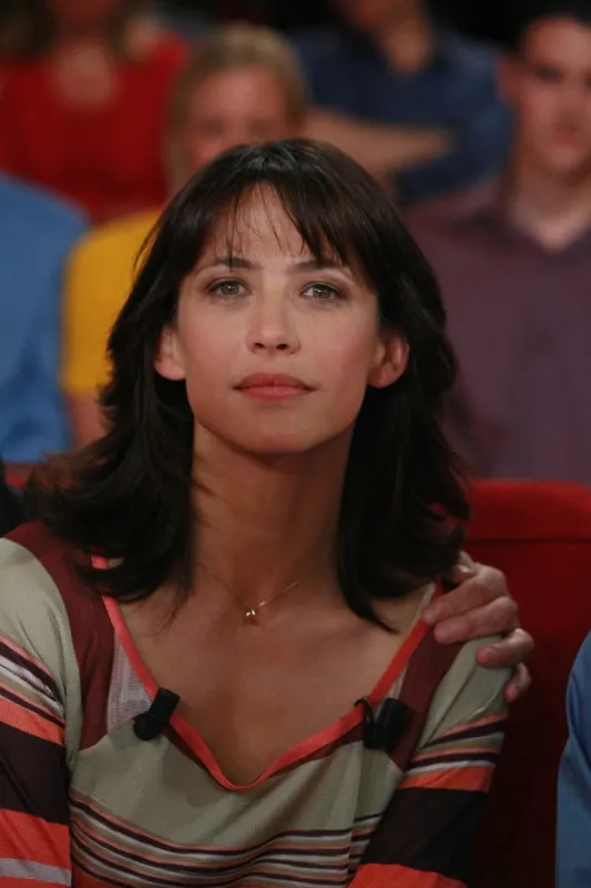 sophie marceau lors de l'enregistrement de l'emission vivement dimanche a paris, france, le 16 mai 2007 photo max colin abacapresscom , 693309 015 paris france