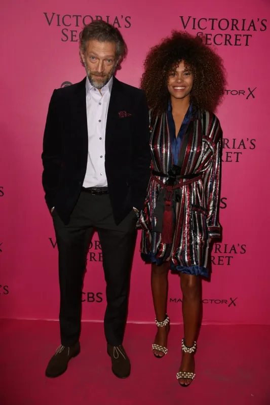 editorial use only vincent cassel and his girlfriend tina kunakey arriving at the victoria’s secret fashion show at the grand palais on november 30, 2016 in paris, france photo by marechal domine zabulon abacapresscom , 573303 108 paris