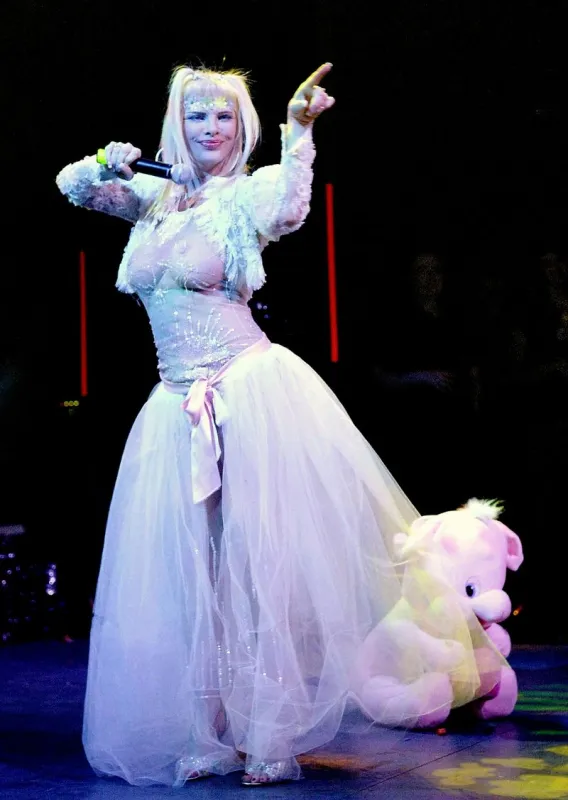 cicciolina performs in athens