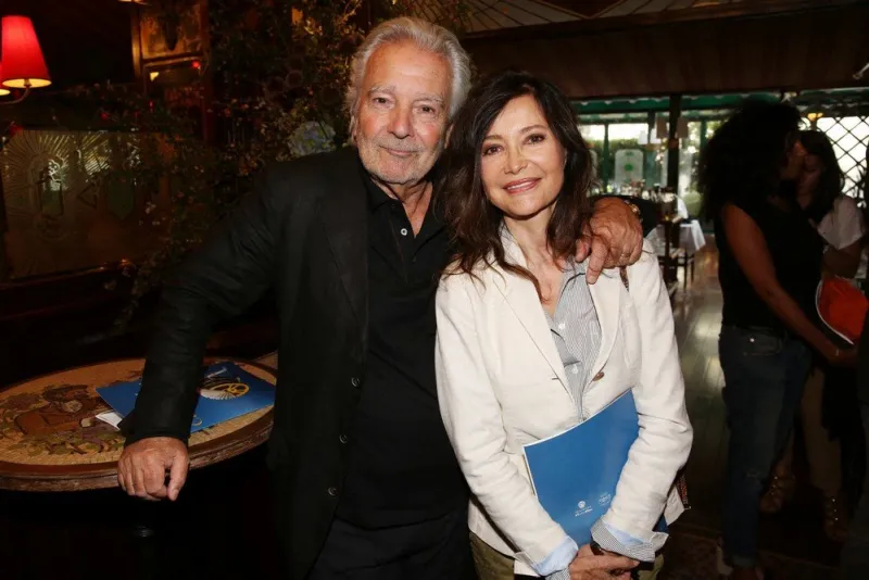 pierre arditi et evelyne bouix lors de la soirée de présentation de la première édition du festival cinéroman, à la closerie des lilas, a paris, france le 16 septembre 2019 photo by jerome domine abacapresscom , 700236 017 paris