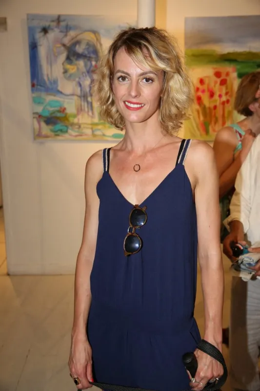 sara mortensen lors du vernissage de l'exposition de l'artiste caroline faindt a paris, france, le 25 juin 2019 photo by jerome domine abacapresscom , 689253 009 paris