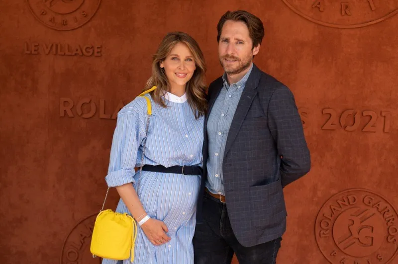 ophelie meunier and mathieu vergne attend the 2021 french open at roland garros on june 9, 2021 in paris, france photo by laurent zabulon abacapresscom , 768337 042 paris france