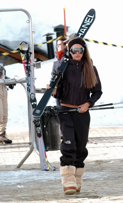 today's lesson   how to be fashion during your ski vacation by victoria beckham