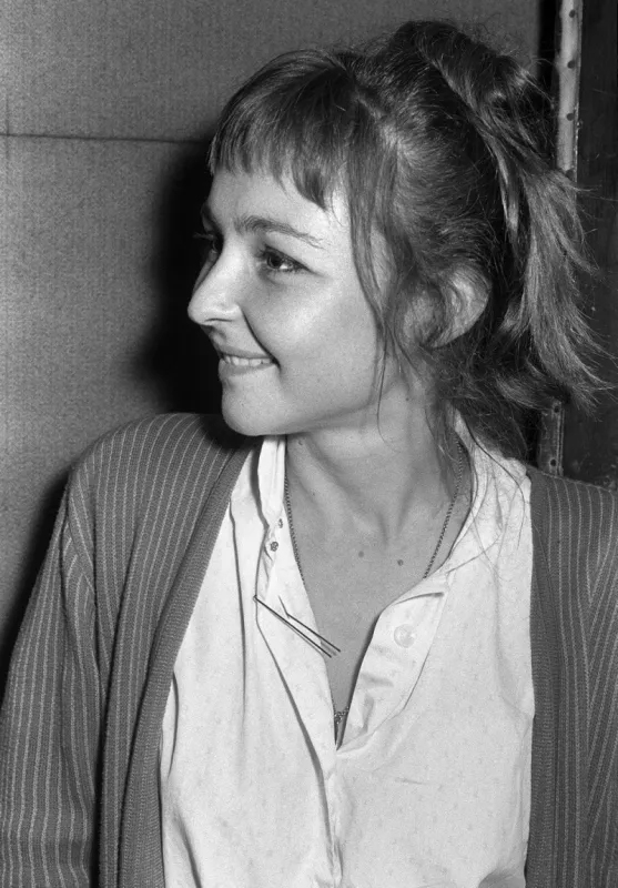 l'actrice française catherine frot est photographiée le 08 octobre 1981, lors de l'inauguration du nouveau théâtre du splendidafp photo jacques demarthon (photo by jacques demarthon   afp)