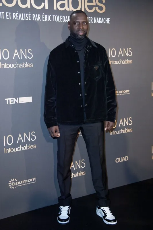 omar sy attending the 10th anniversary of the film intouchables at the ugc normandie cinema in paris, france on november 15, 2021 photo by aurore marechal abacapresscom , 788179 025 paris france