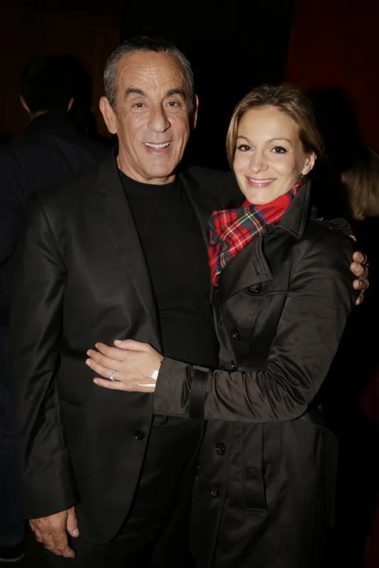 thierry ardisson et sa femme audrey crespo-mara a l'after party du film 'un debut prometteur' au buddha bar a paris, france, le 24 septembre 2015 photo by jerome domine abacapresscom , 519313 004 paris france