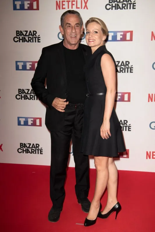thierry ardisson and audrey crespo-mara attend the le bazar de la charite photocall at le grand rex on september 30, 2019 in paris, france photo by david niviere abacapresscom , 702780 021 paris france