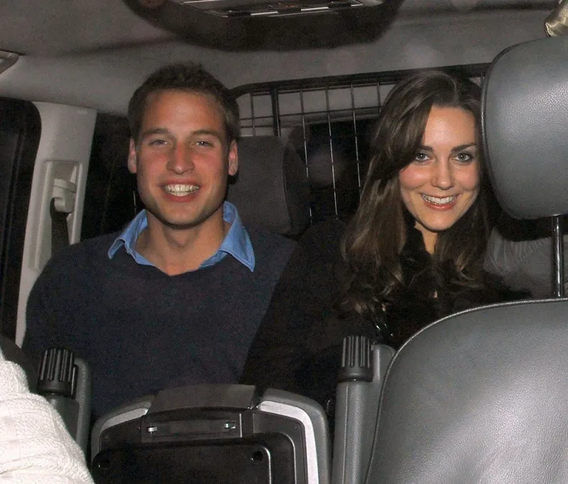 prince william and girlfriend kate middleton enjoy an evening out partying at mahiki nightclub in london's mayfair with pals tom parker bowles and his wife sara buys, uk, on december 7, 2006 they left the club very early hours and headed back to the pala