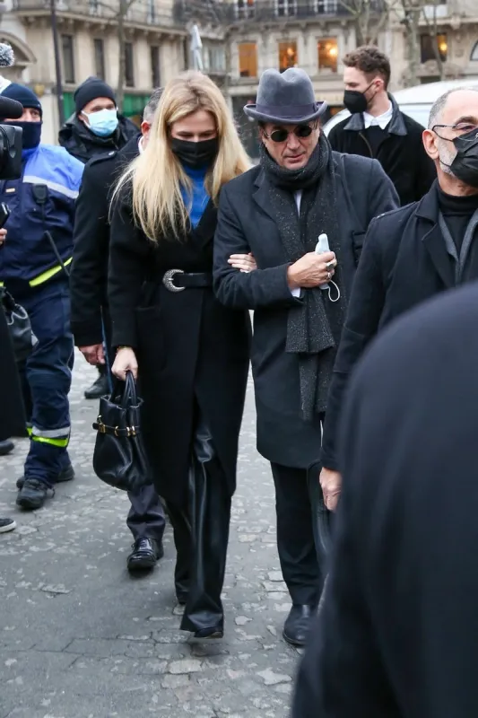 funeral of igor and grichka bogdanoff at madeleine church - paris