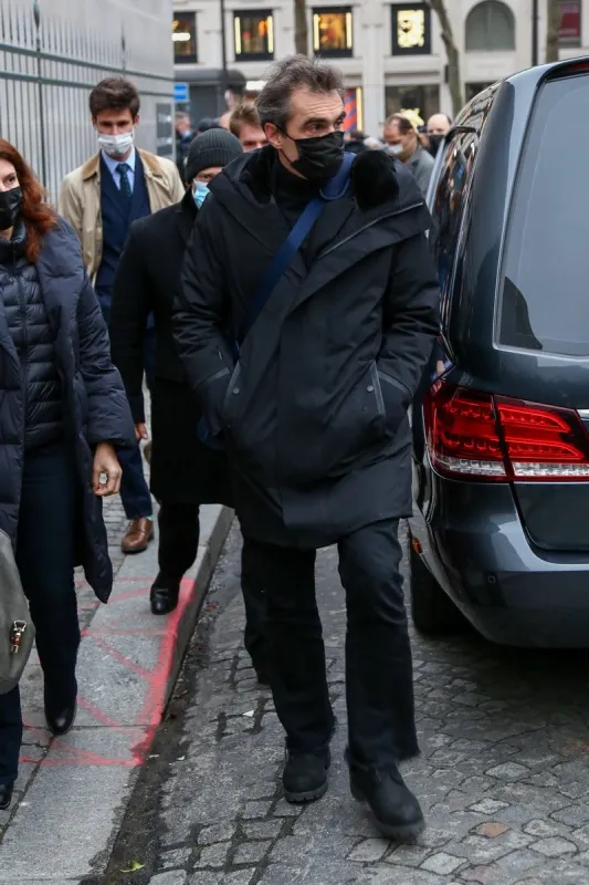 funeral of igor and grichka bogdanoff at madeleine church - paris