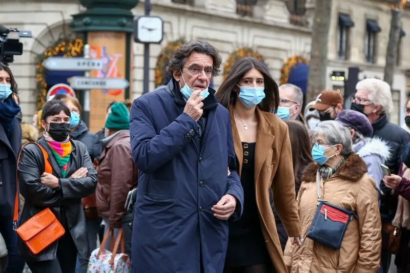 funeral of igor and grichka bogdanoff at madeleine church - paris