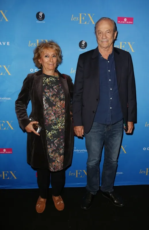 josiane stoleru et son mari patrick chesnais lors de la premiere de les ex au gaumont opera, a paris, france, le 06 juin 2017 photo by jerome domine abacapresscom , 595633 014 paris